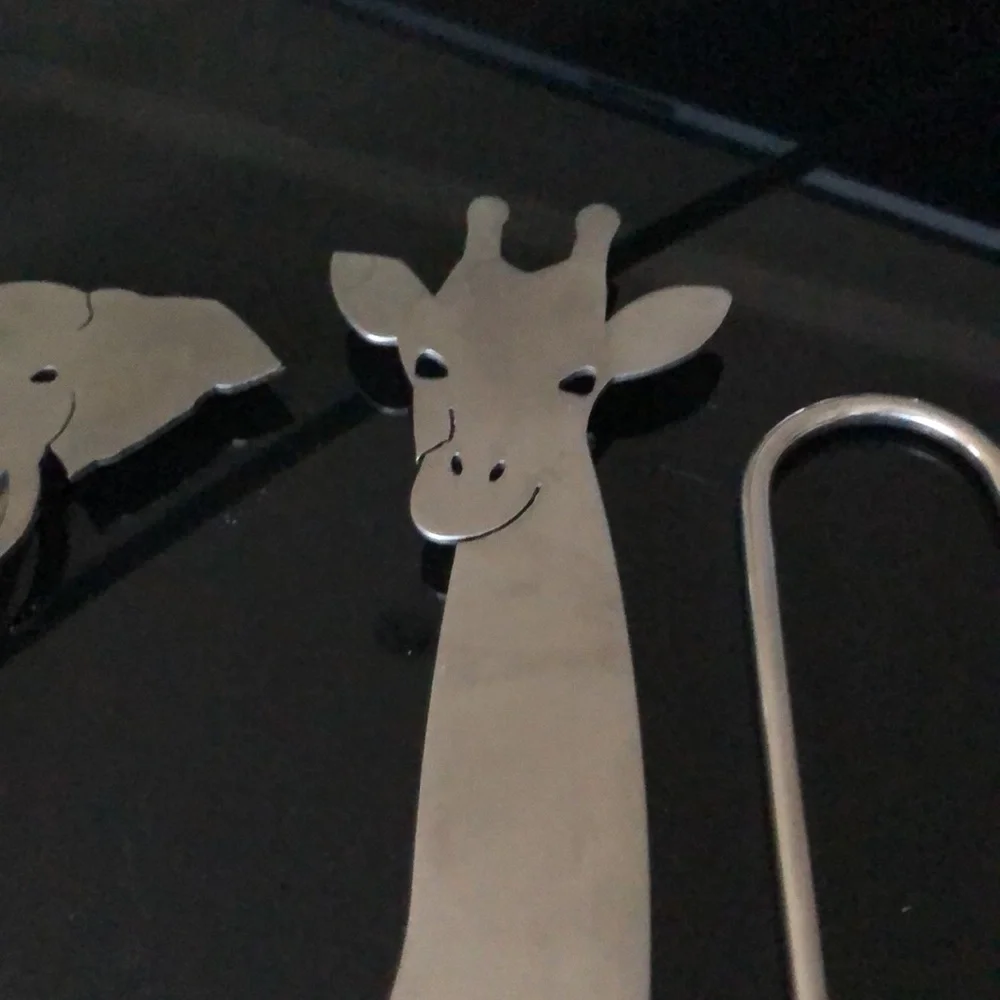 VTG Safari Design Stainless Steel Salad Utensils & Spatula by Susan Slee